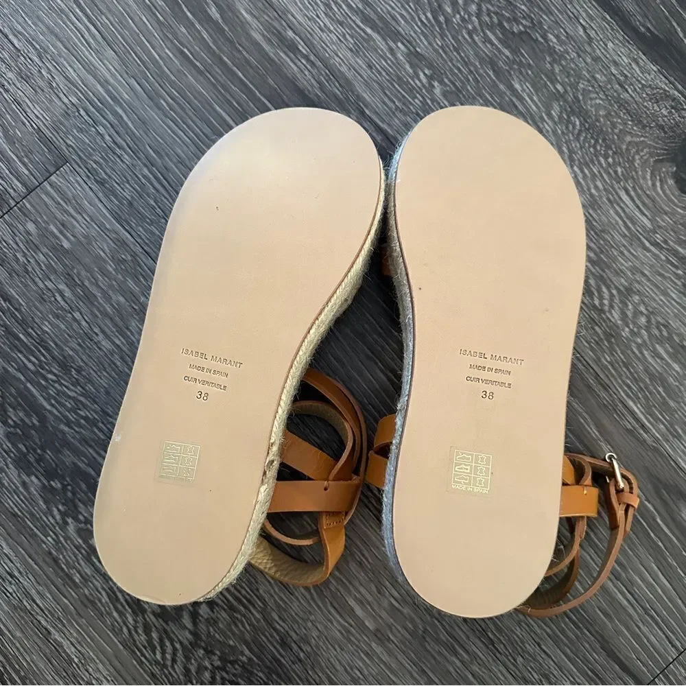Isabel Marant Melyz Sandals in Natural New